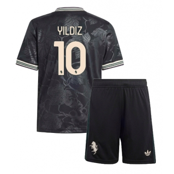 Billige Fotballdrakt Juventus Kenan Yildiz #10 Replika Tredjedraktsett Barn 2025-26 Kortermet (med bukser)